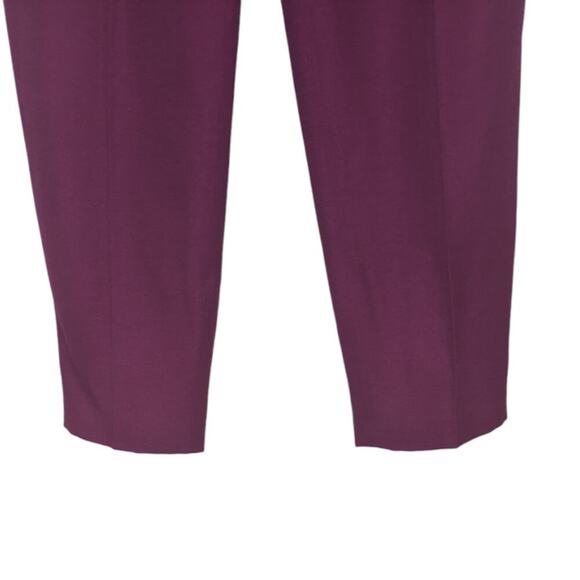 VTG High Waist Tailored Pleated Tapered Fuchia Pants Slacks Accent Buttons XS - Picture 4 of 9